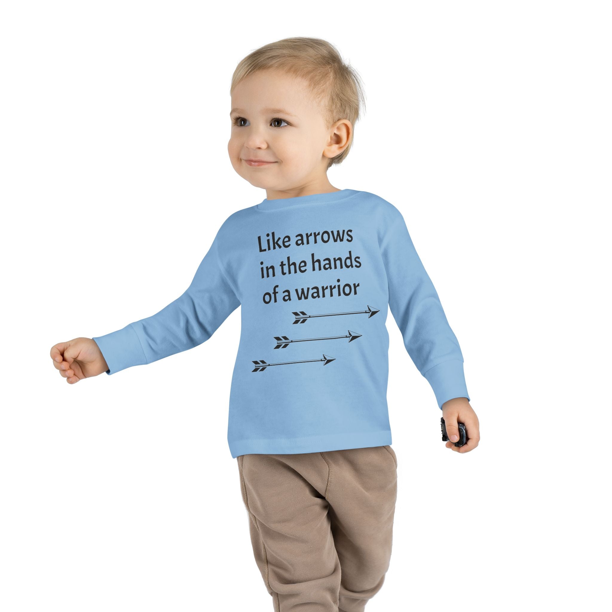 Children Are a Blessing Toddler Long Sleeve Tee — Christian Arrow Bible Verse
