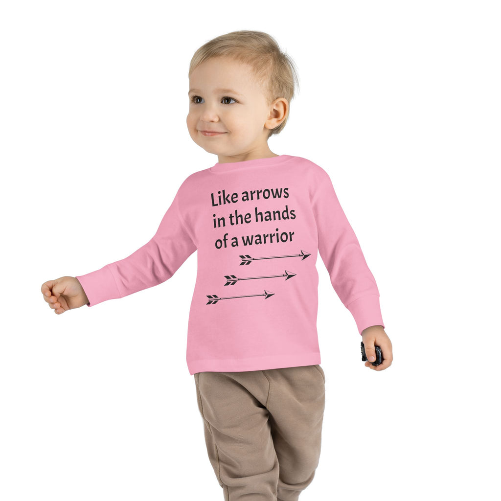 Children Are a Blessing Toddler Long Sleeve Tee — Christian Arrow Bible Verse