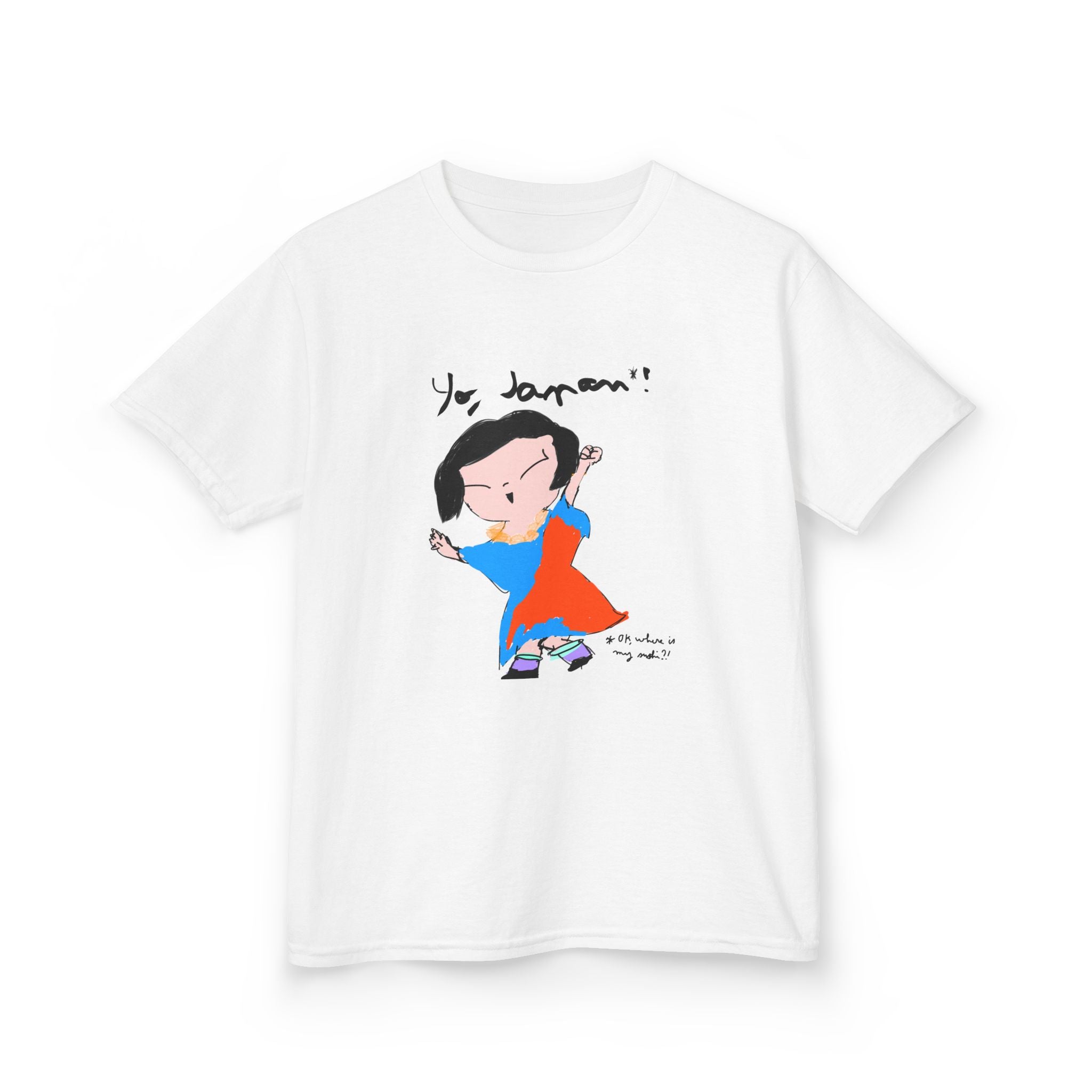 Kids Japan Hand-Drawn T-Shirt — Childrens' Japan-Inspired Tee