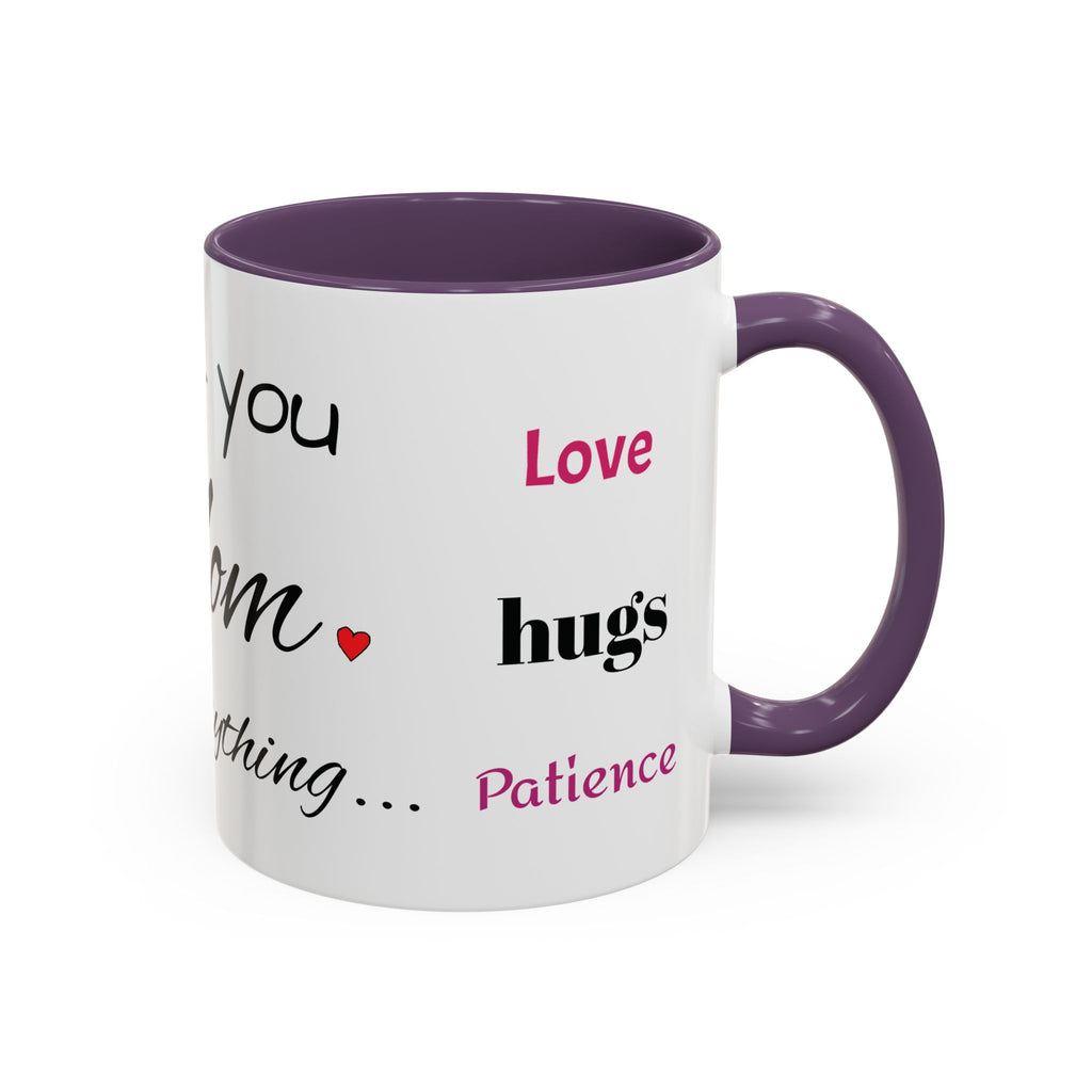 Thank You for Being My Mom - Accent Coffee Mug (11/15oz)