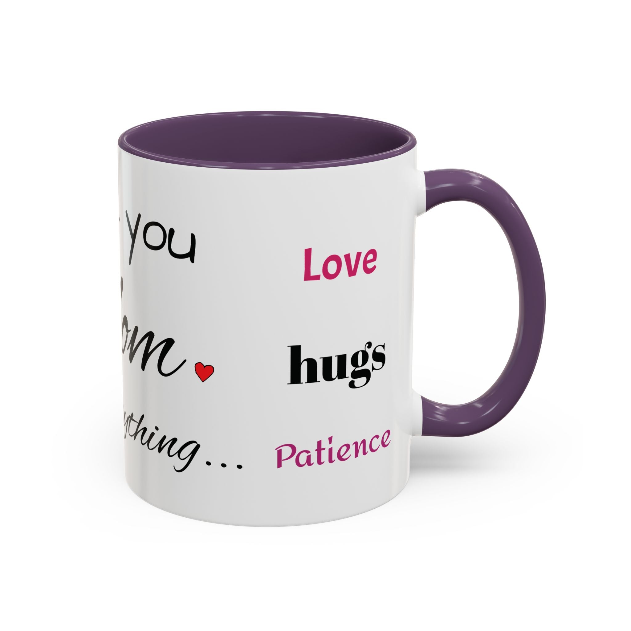 Thank You for Being My Mom - Accent Coffee Mug (11/15oz)