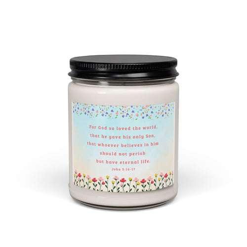 Easter John 3:16 Scented Soy Candle — 9oz