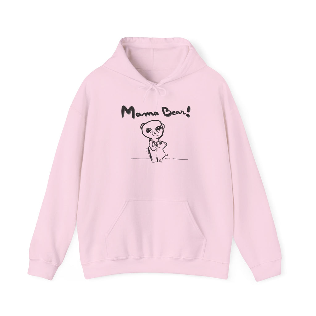 Hand-Drawn Kid Artwork Mom & Child Hoodie — Handmade Love Illustration