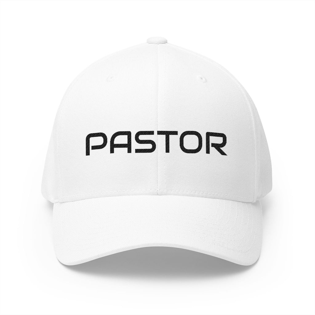 Pastor Embroidered Cap — Structured Closed-Back Church Hat for Church Camp & Gatherings