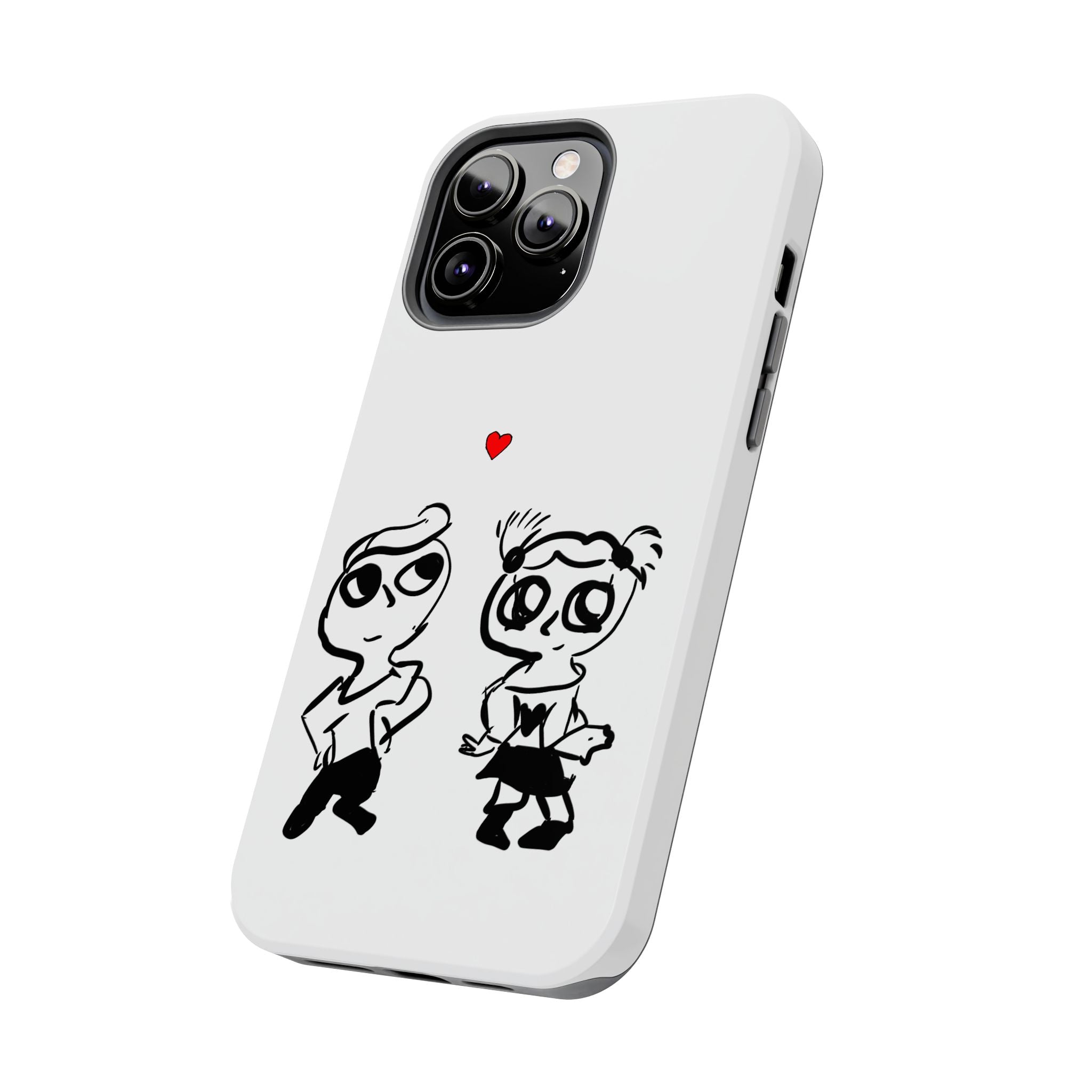 Cute Romantic Hand-Drawn Phone Case — 'Tough Phone Cases'