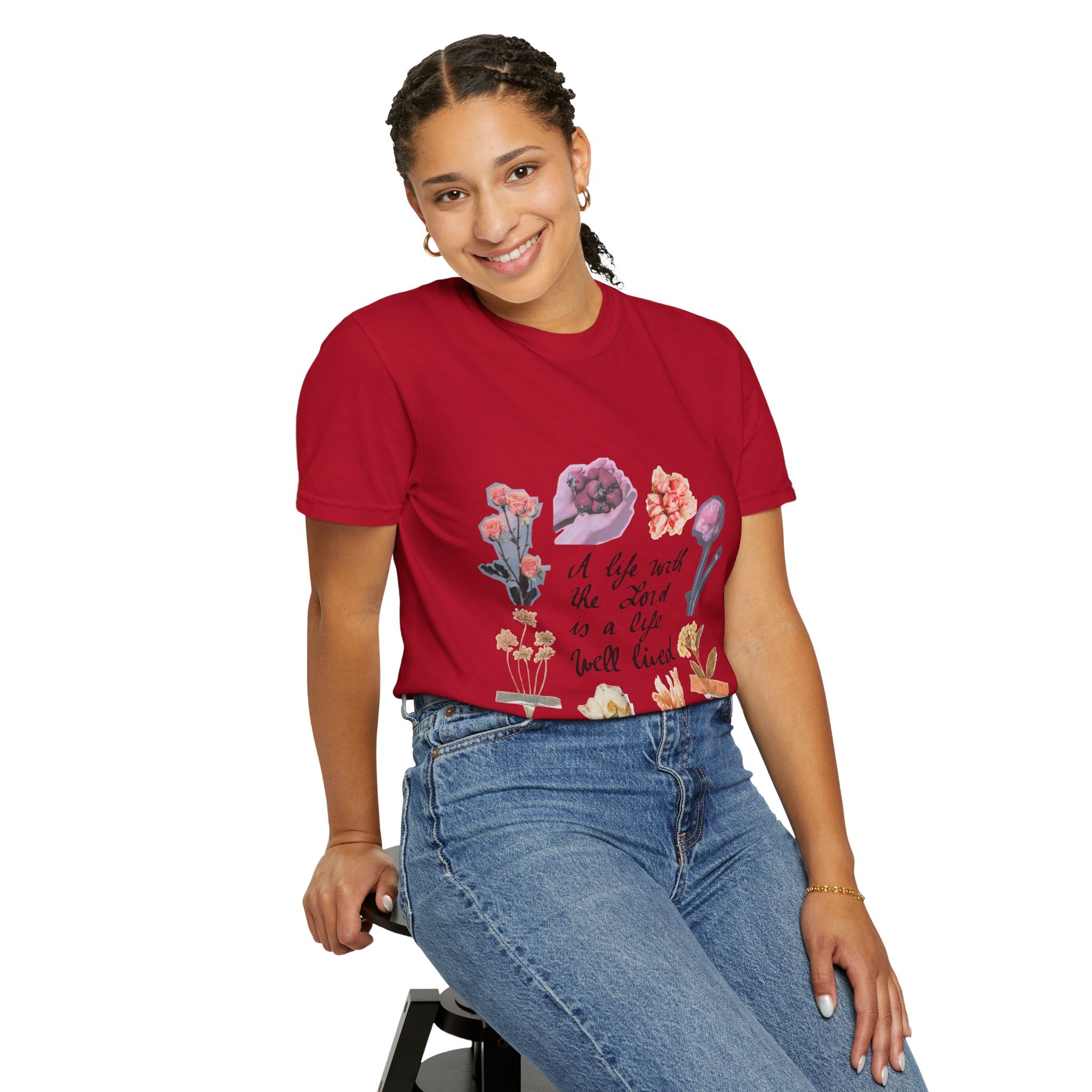 Christian Floral T-Shirt — Faith-Inspired Floral Tee