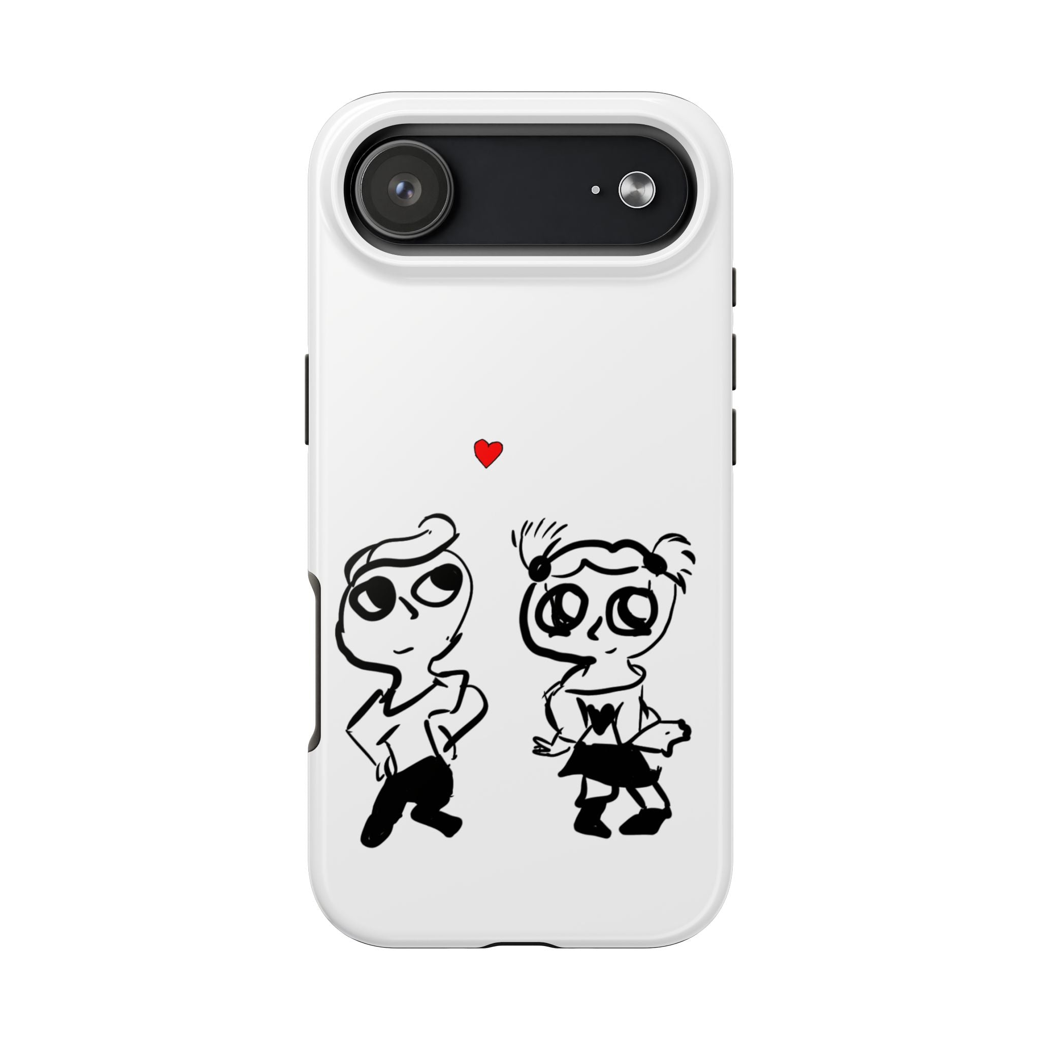 Cute Romantic Hand-Drawn Phone Case — 'Tough Phone Cases'