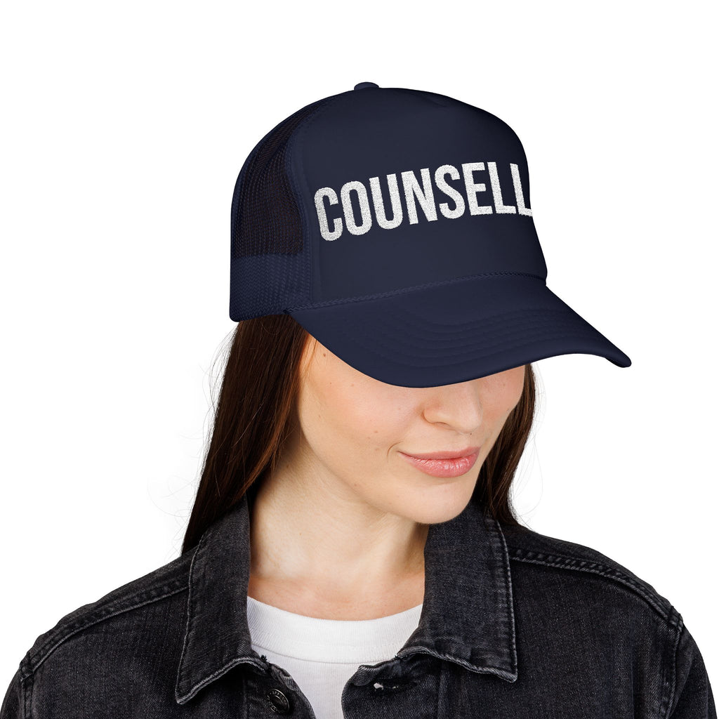 Counselor Foam Trucker Hat — Christian Camp & Conference Counselor Cap