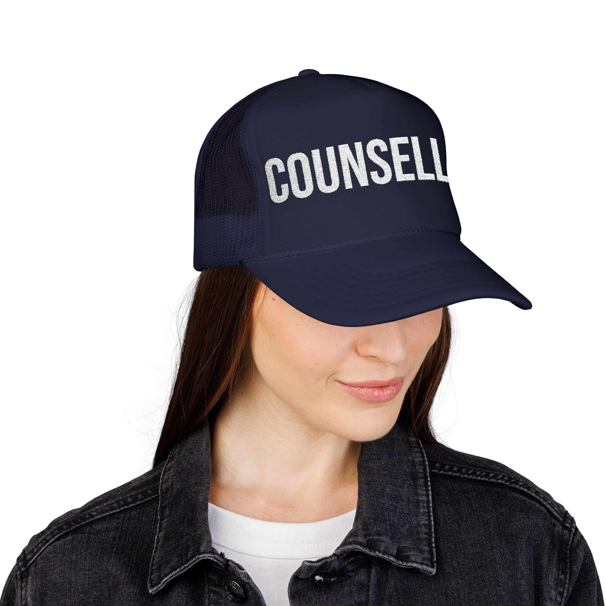 Counselor Foam Trucker Hat — Christian Camp & Conference Counselor Cap