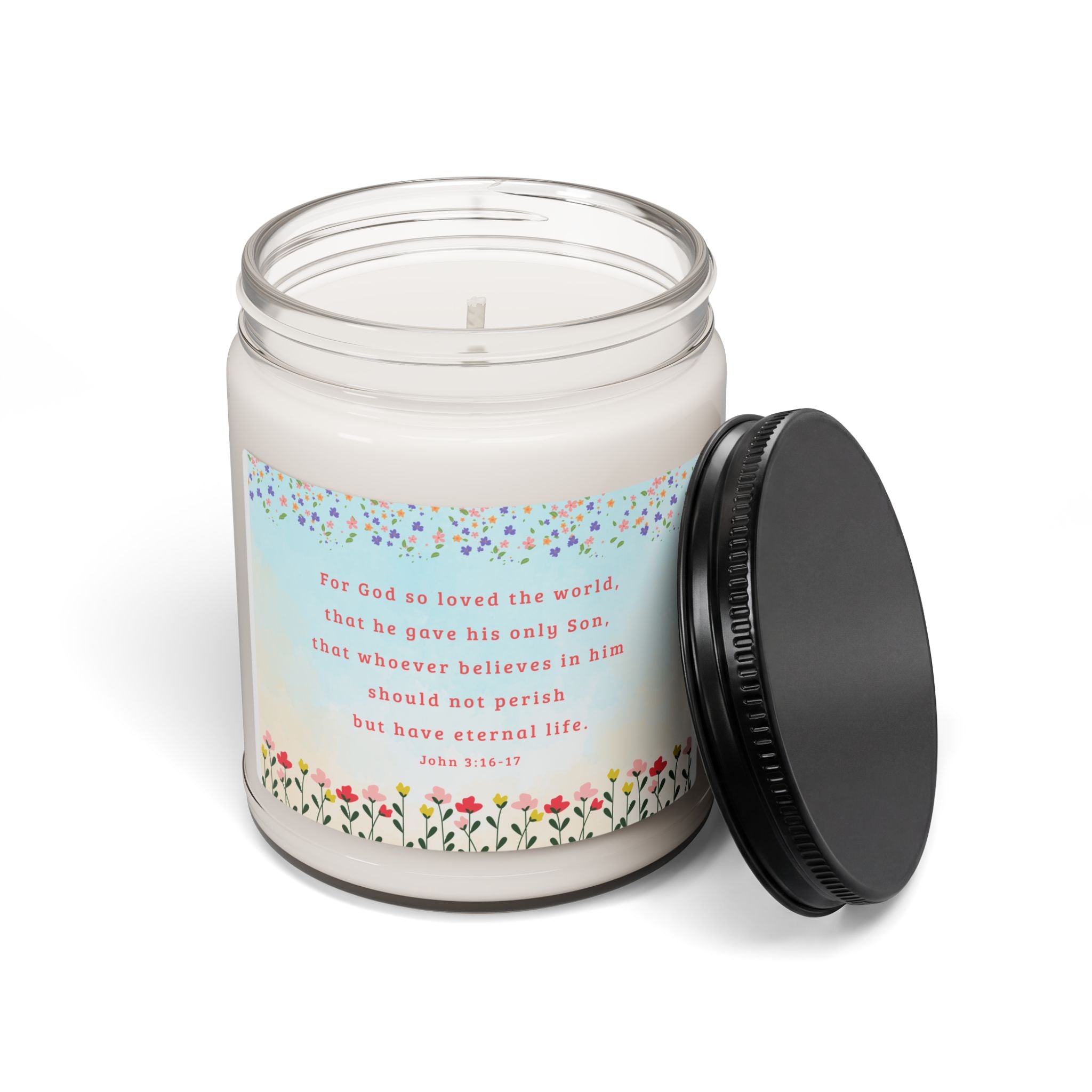 Easter John 3:16 Scented Soy Candle — 9oz