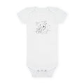 Organic Baby Onesie — Hand-Drawn by an 8 year old girl. Cute Sketch Puppy “You” Newborn Bodysuit