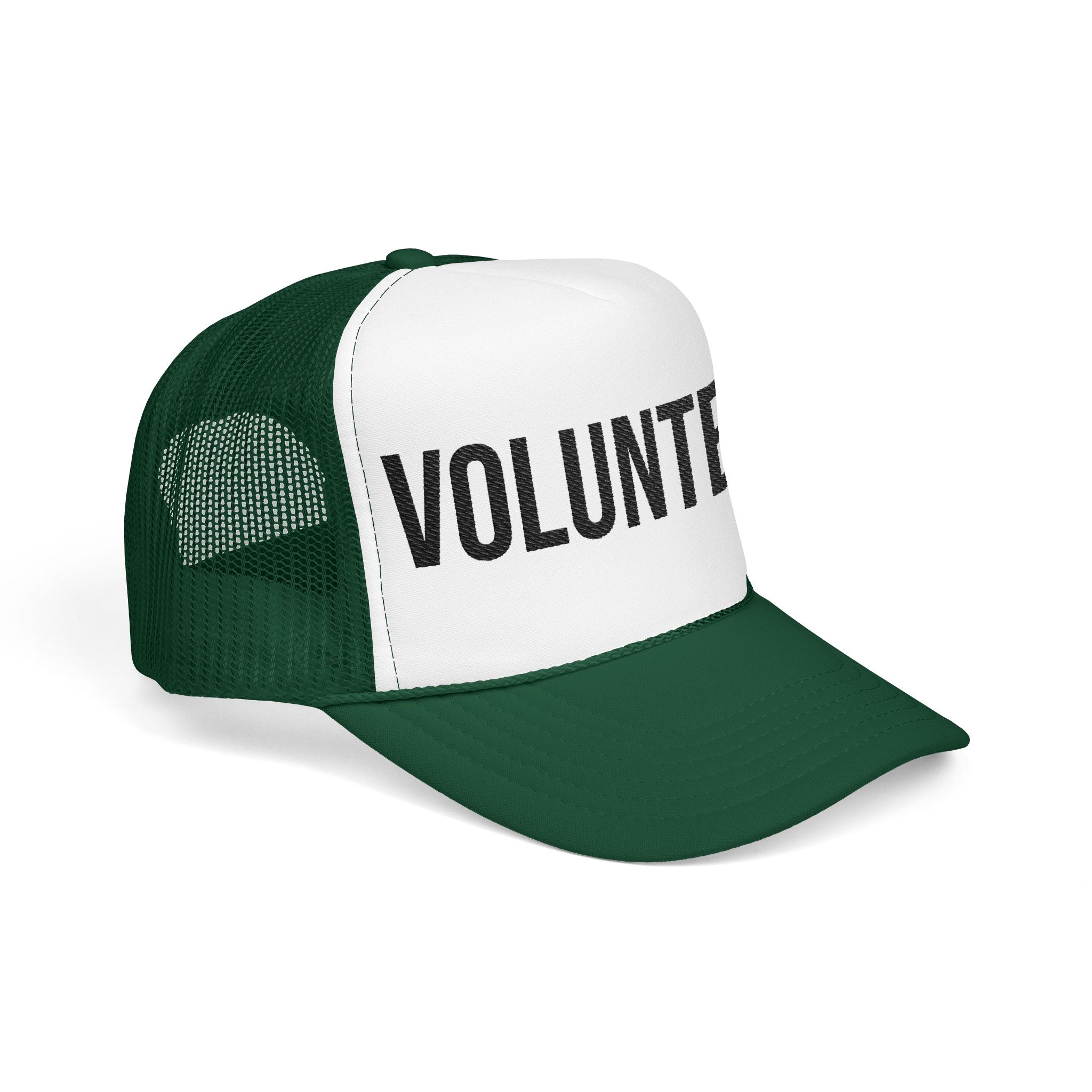 Embroidered Volunteer Foam Trucker Hat