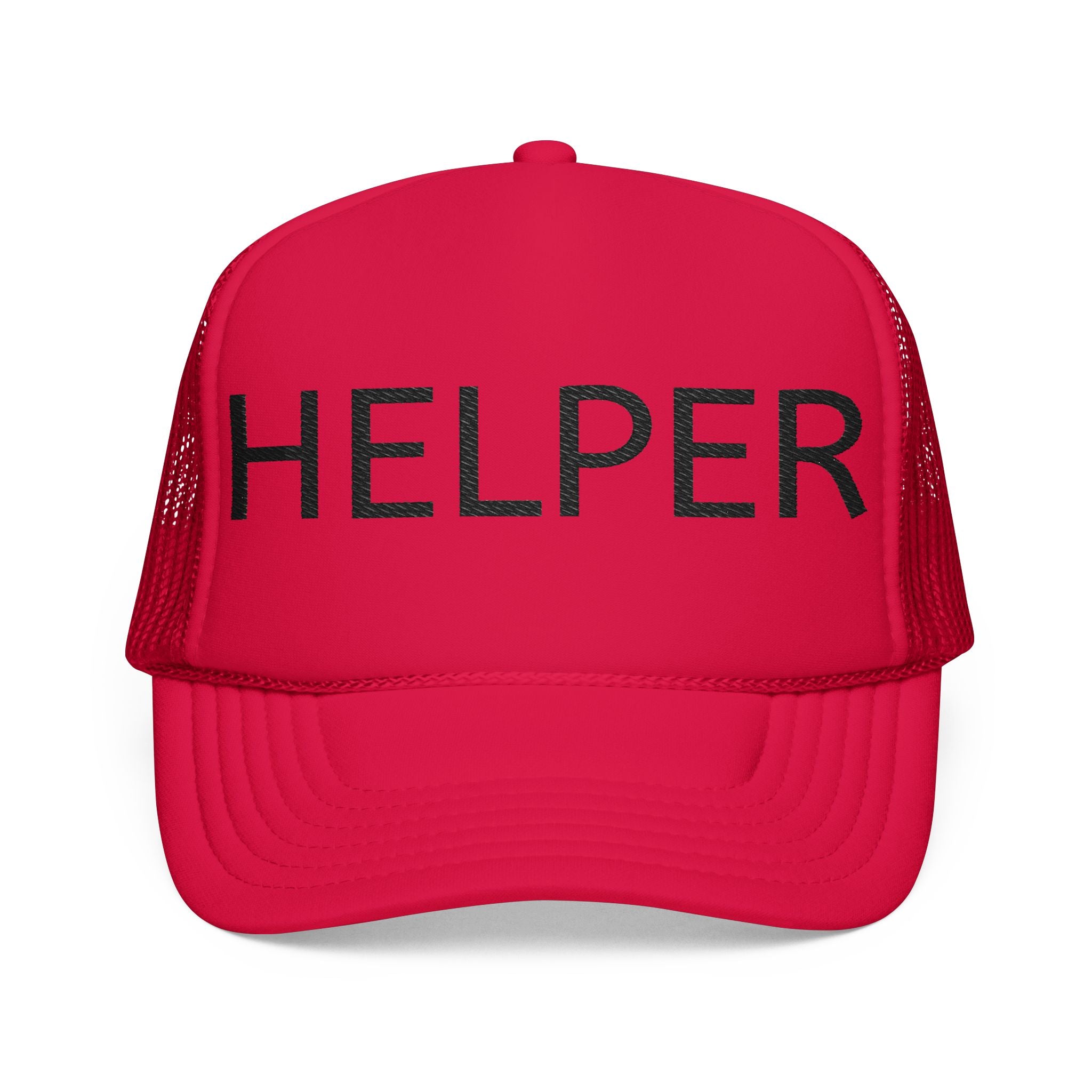 Helper Trucker Hat -Staff Identification Cap-Church Camp