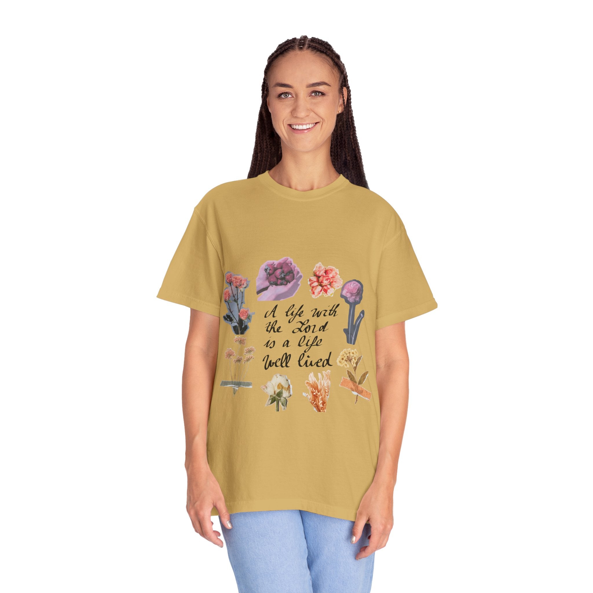 Christian Floral T-Shirt — Faith-Inspired Floral Tee