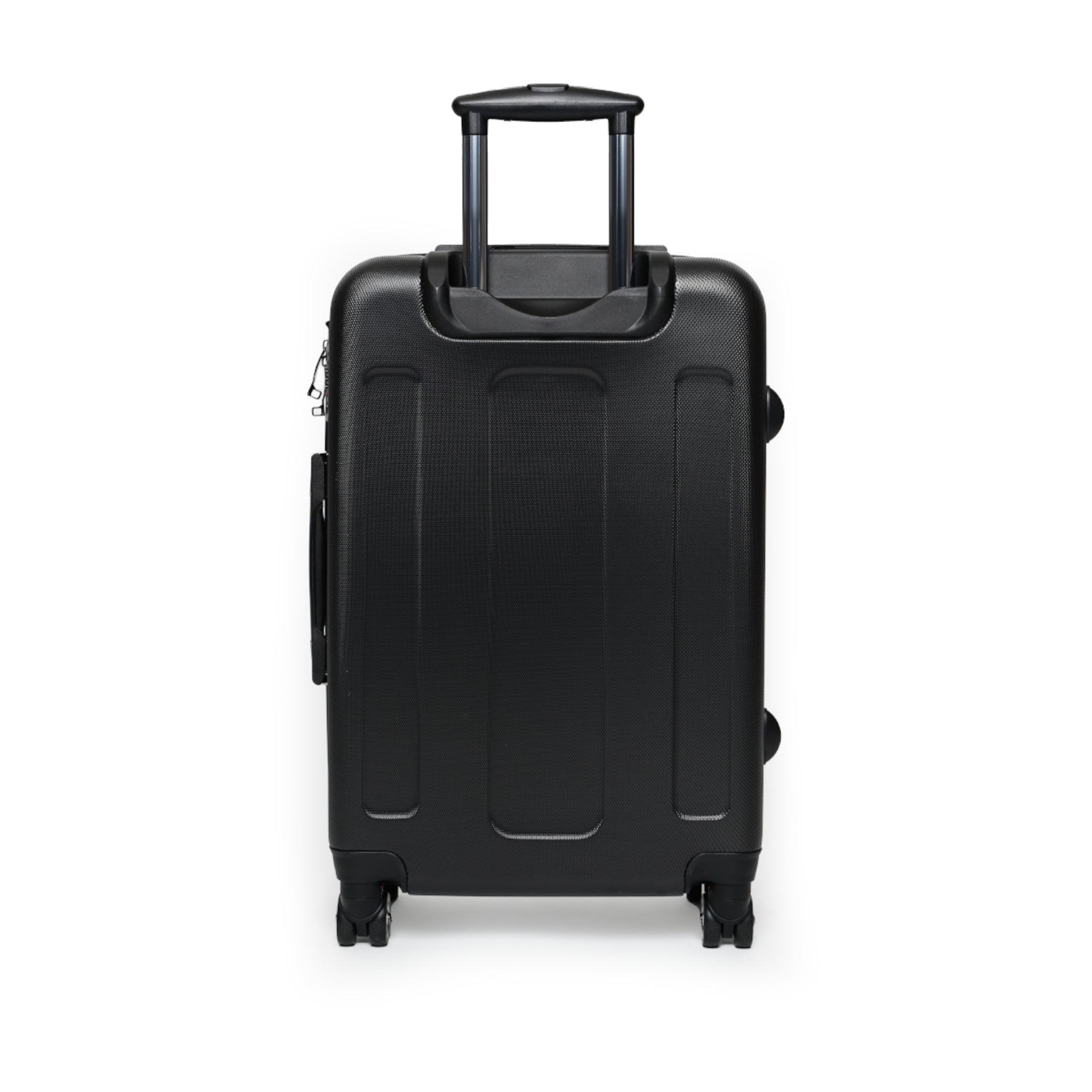 Pink Hollyhock Floral Suitcase – Soft Pastel Flower Carry-On Luggage
