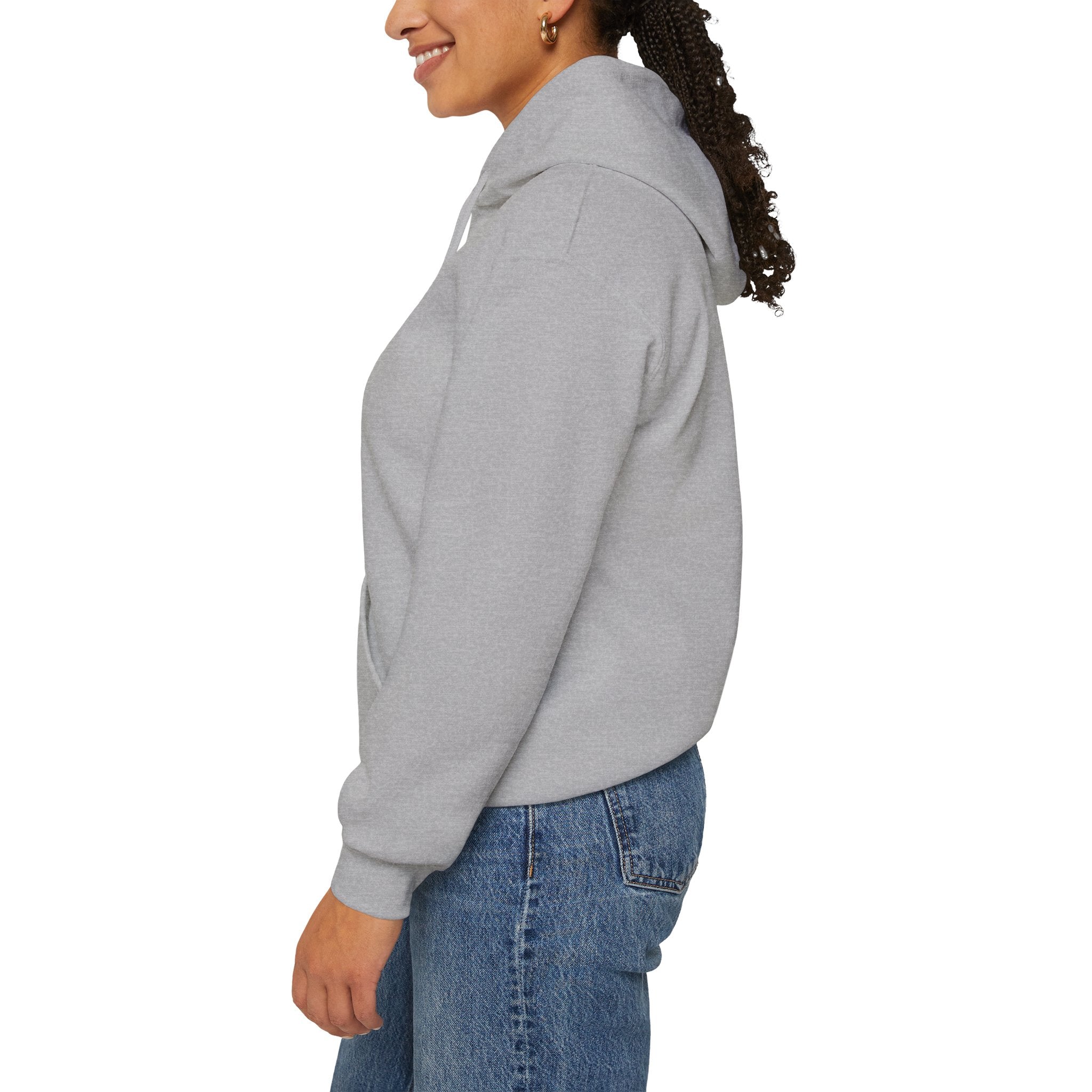 Hand-Drawn Kid Artwork Mom & Child Hoodie — Handmade Love Illustration