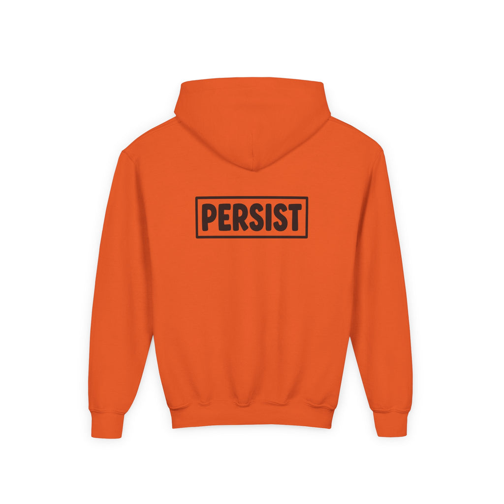 Youth Hoodie — 'PERSIST' Inspirational Kids Pullover