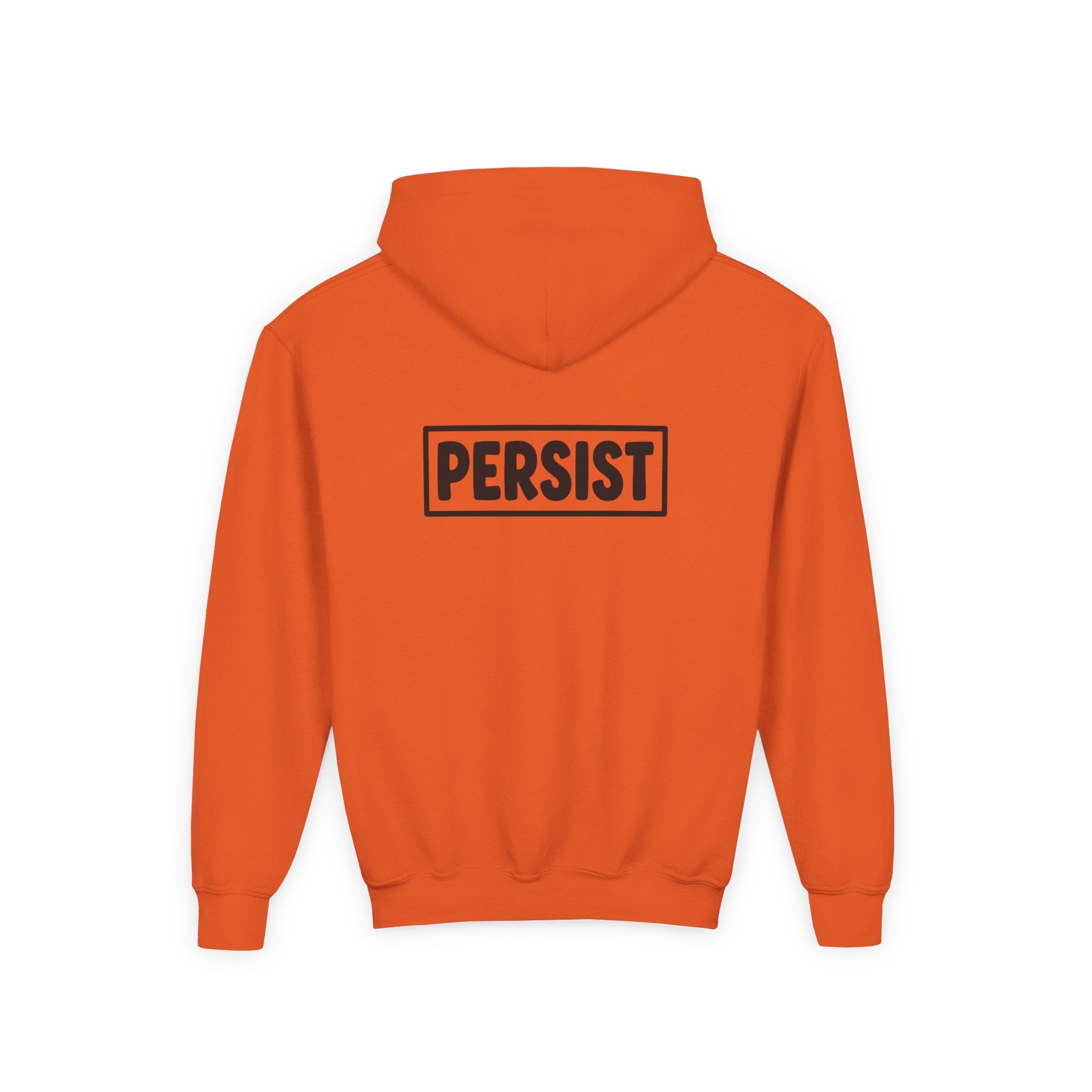 Youth Hoodie — 'PERSIST' Inspirational Kids Pullover