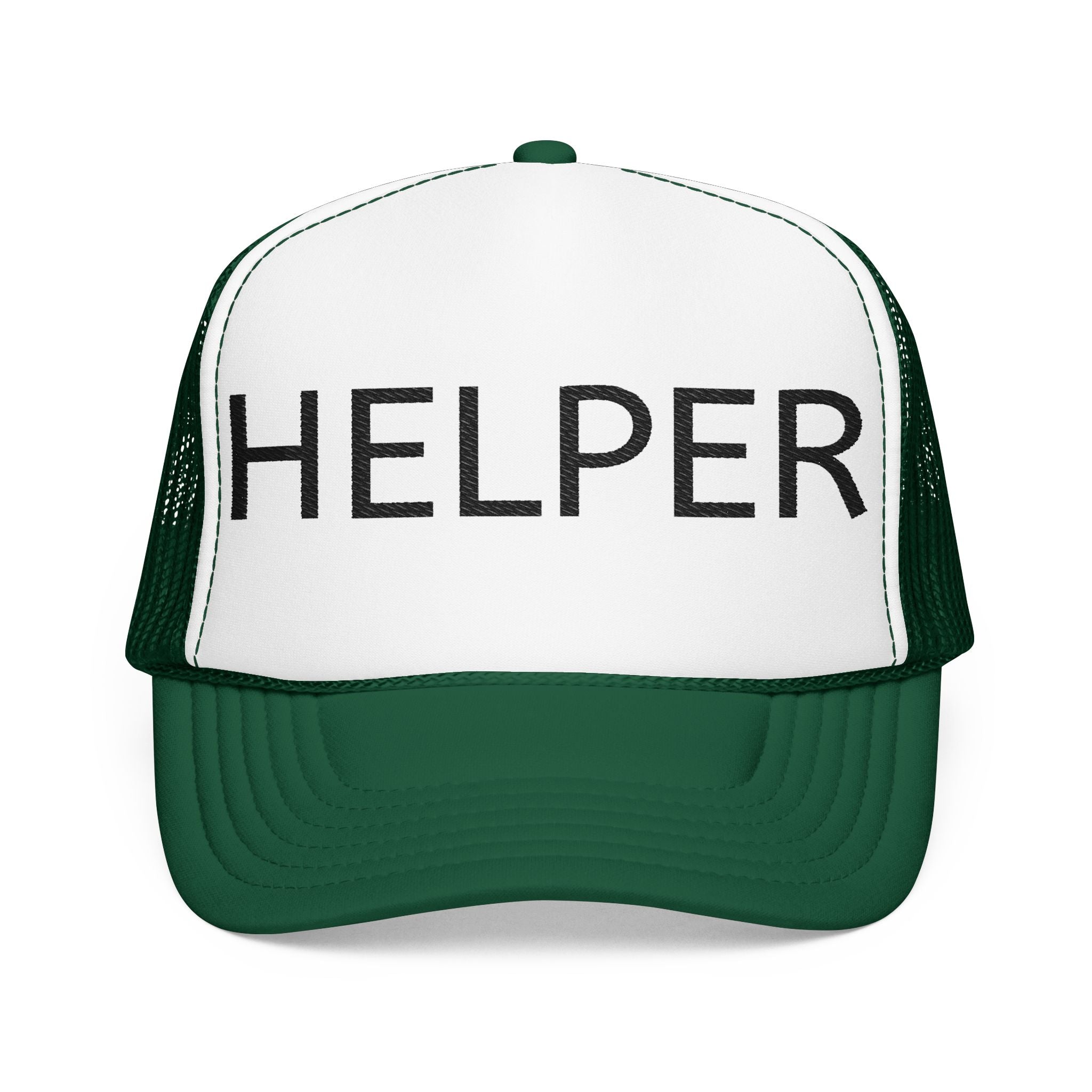 Helper Trucker Hat -Staff Identification Cap-Church Camp