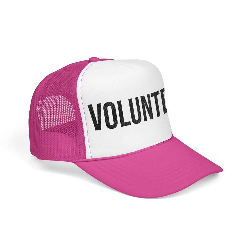 Embroidered Volunteer Foam Trucker Hat
