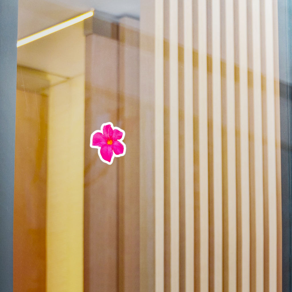Pink Watercolor Flower Vinyl Decal
