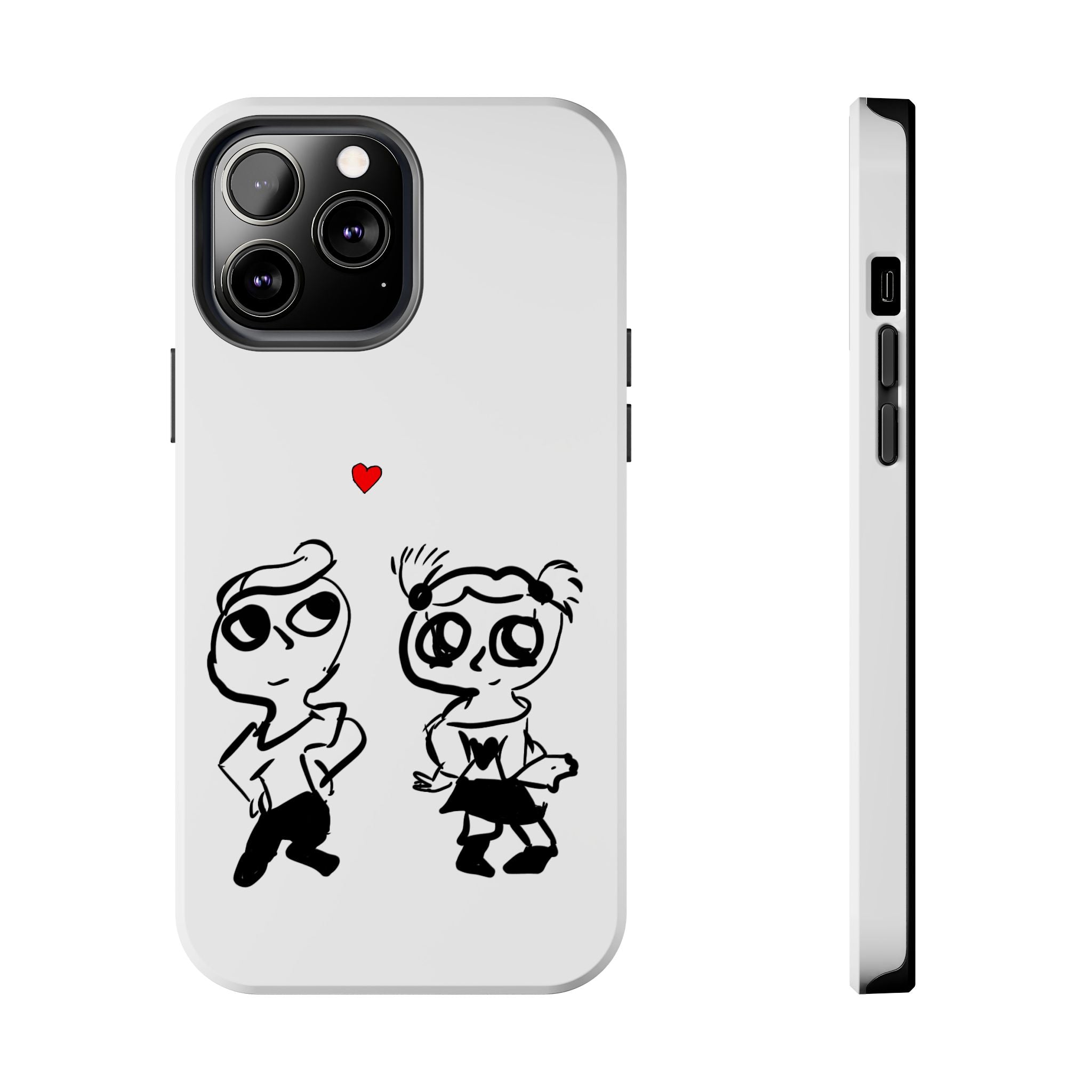 Cute Romantic Hand-Drawn Phone Case — 'Tough Phone Cases'