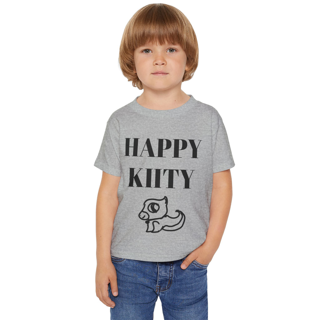 Kids' T-Shirt — Hand-Drawn Cat Art by 8-Year-Old