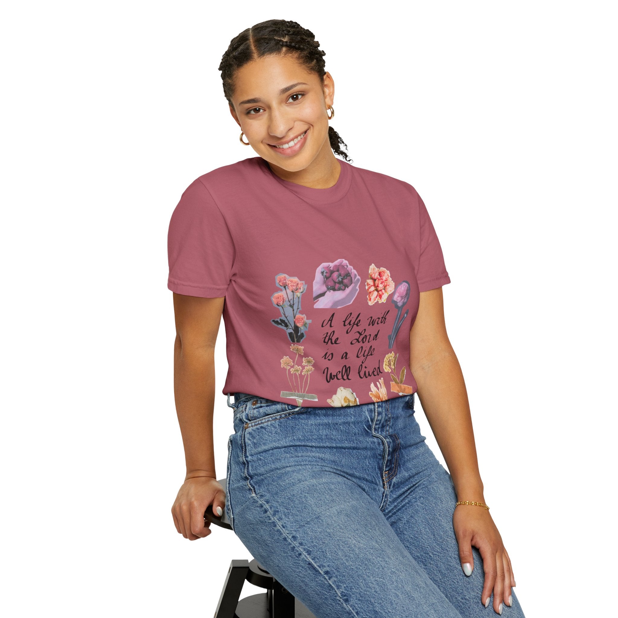 Christian Floral T-Shirt — Faith-Inspired Floral Tee