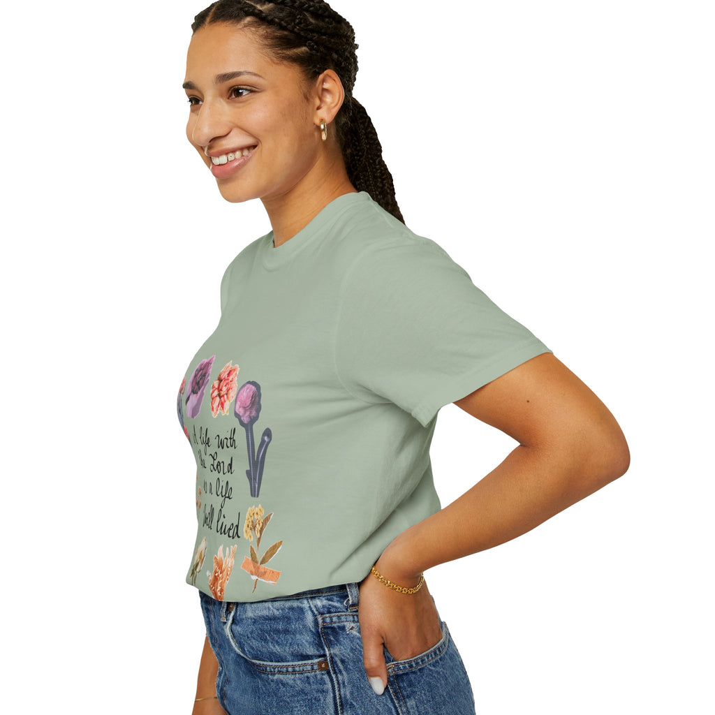 Christian Floral T-Shirt — Faith-Inspired Floral Tee