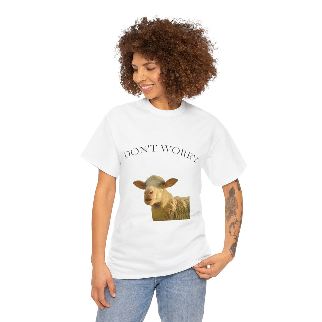 Don’t Worry Sheep Tee — "Everything is Gonna Be Alright" Relaxing Farm Animal T-Shirt