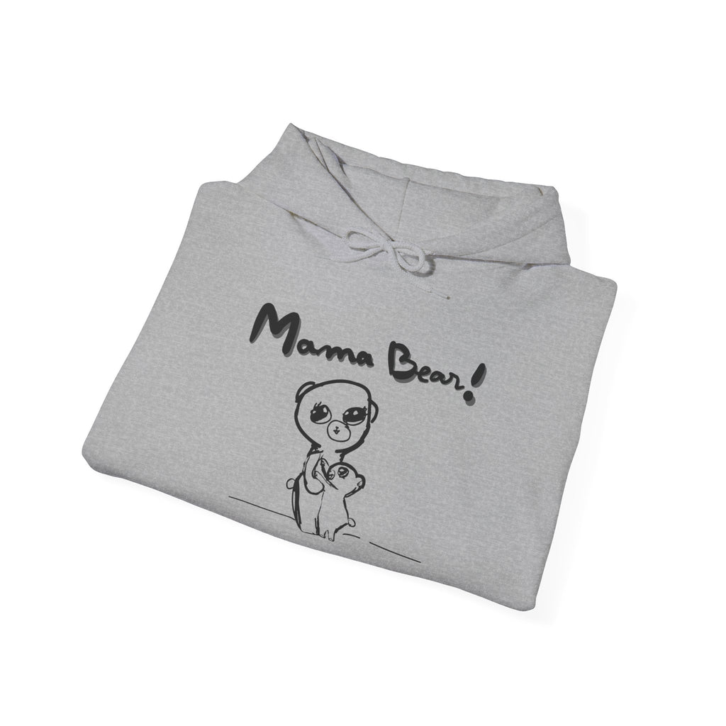 Hand-Drawn Kid Artwork Mom & Child Hoodie — Handmade Love Illustration