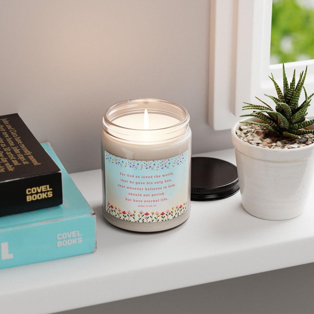 Easter John 3:16 Scented Soy Candle — 9oz