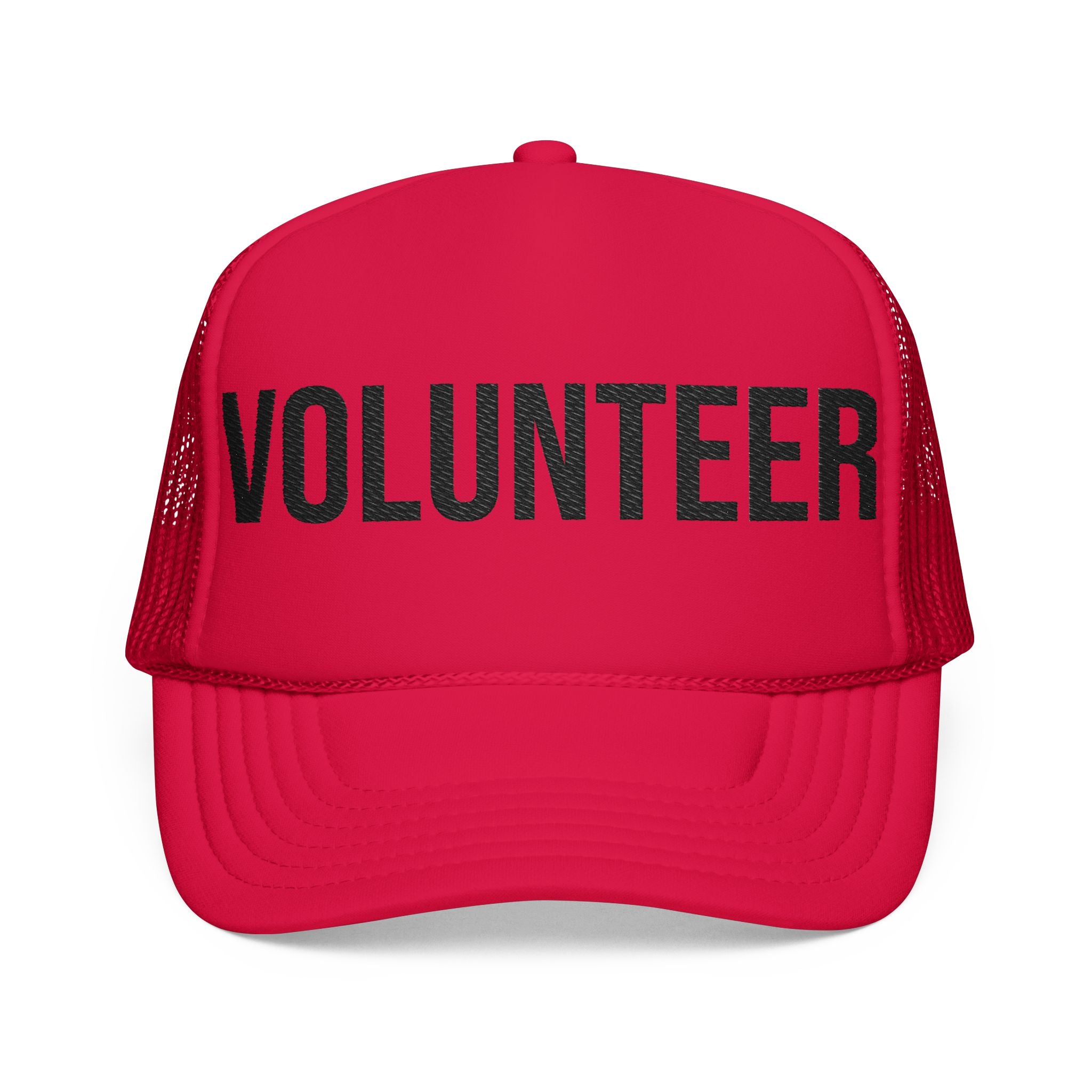 Embroidered Volunteer Foam Trucker Hat