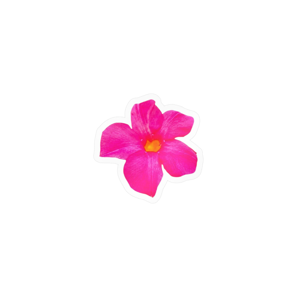 Pink Watercolor Flower Vinyl Decal