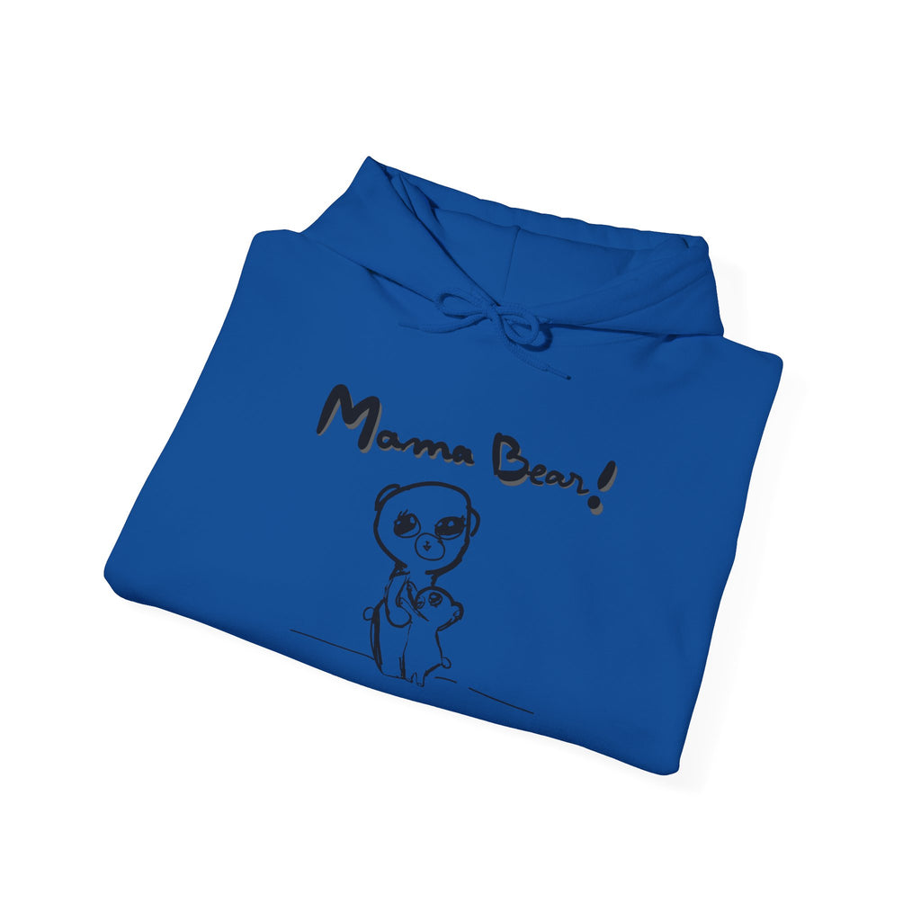 Hand-Drawn Kid Artwork Mom & Child Hoodie — Handmade Love Illustration