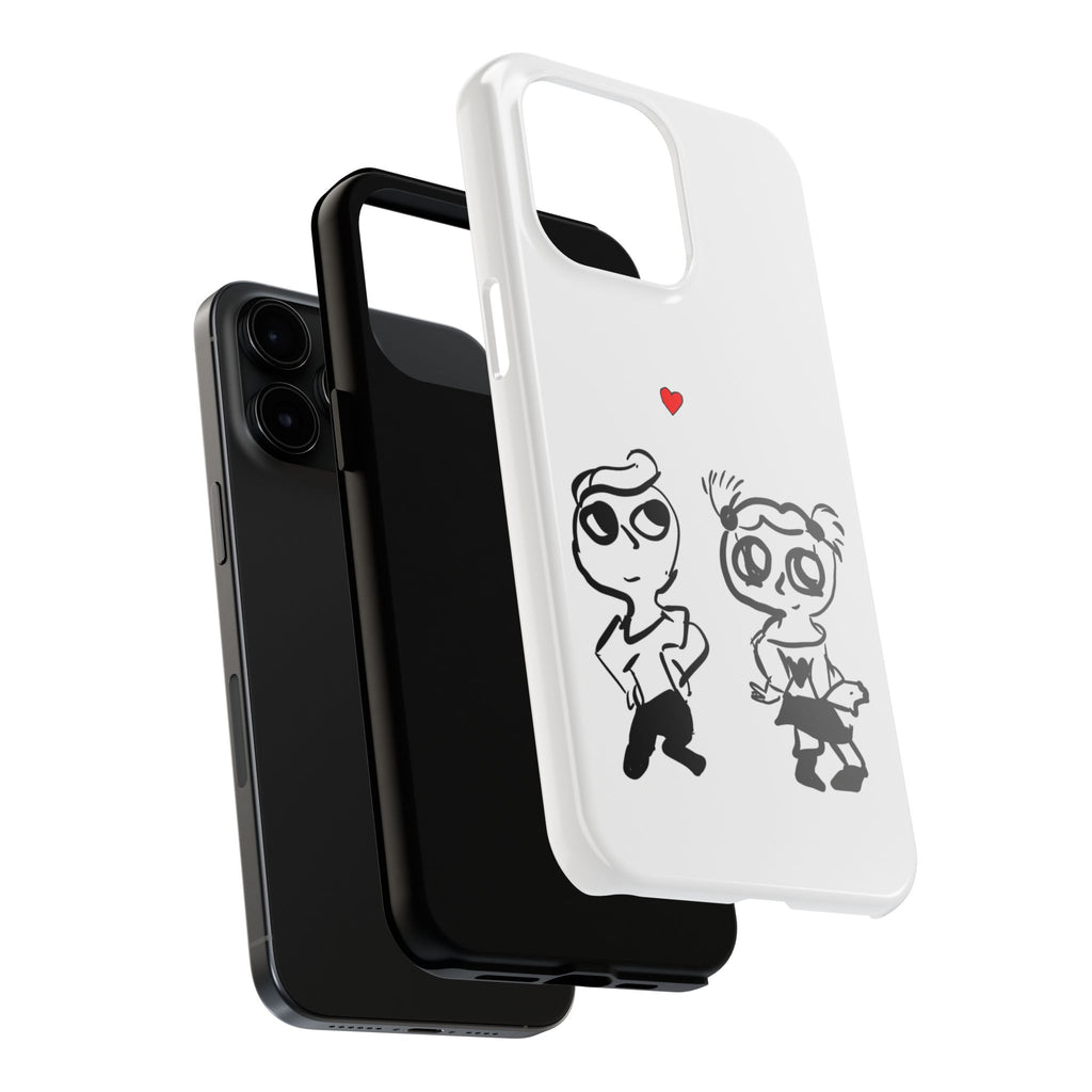 Cute Romantic Hand-Drawn Phone Case — 'Tough Phone Cases'