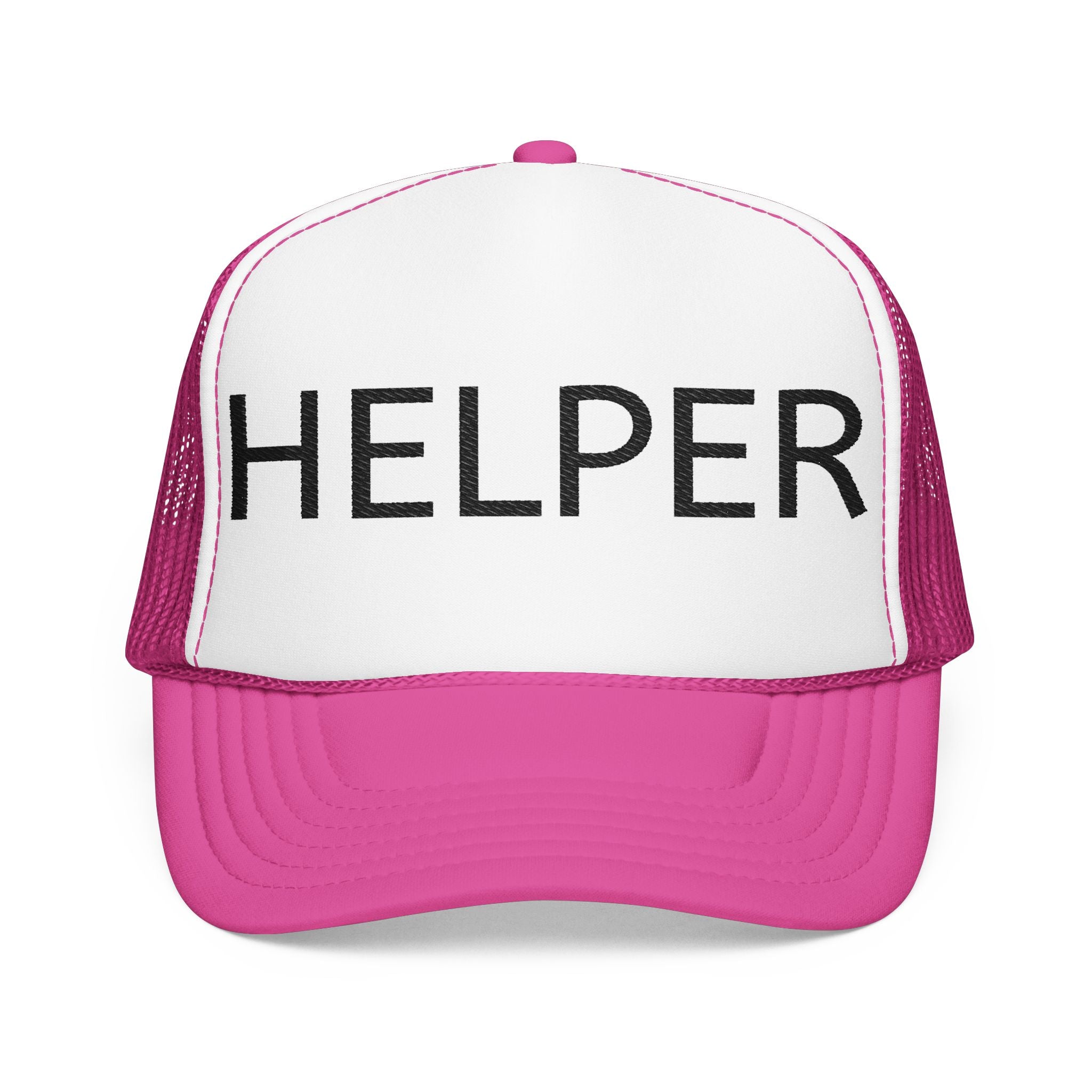 Helper Trucker Hat -Staff Identification Cap-Church Camp