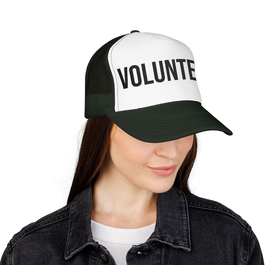 Embroidered Volunteer Foam Trucker Hat