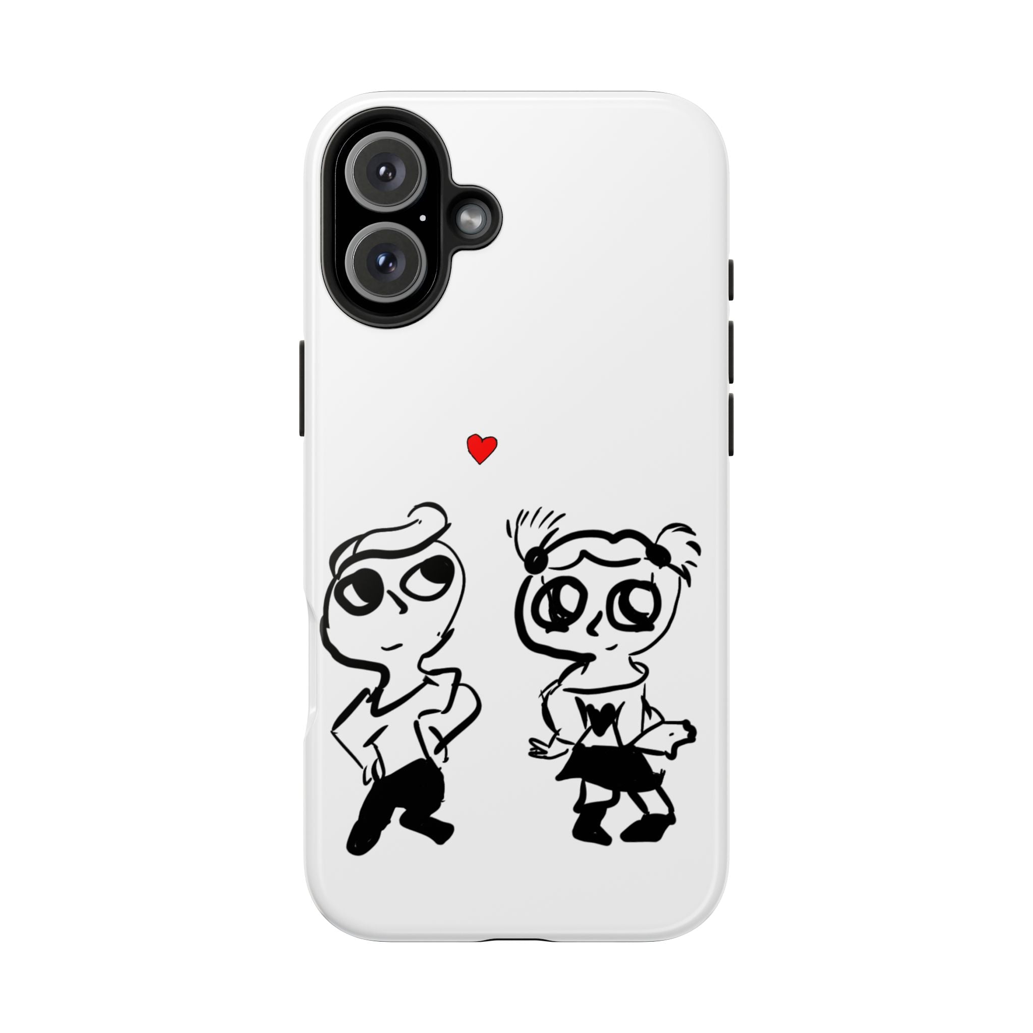 Cute Romantic Hand-Drawn Phone Case — 'Tough Phone Cases'