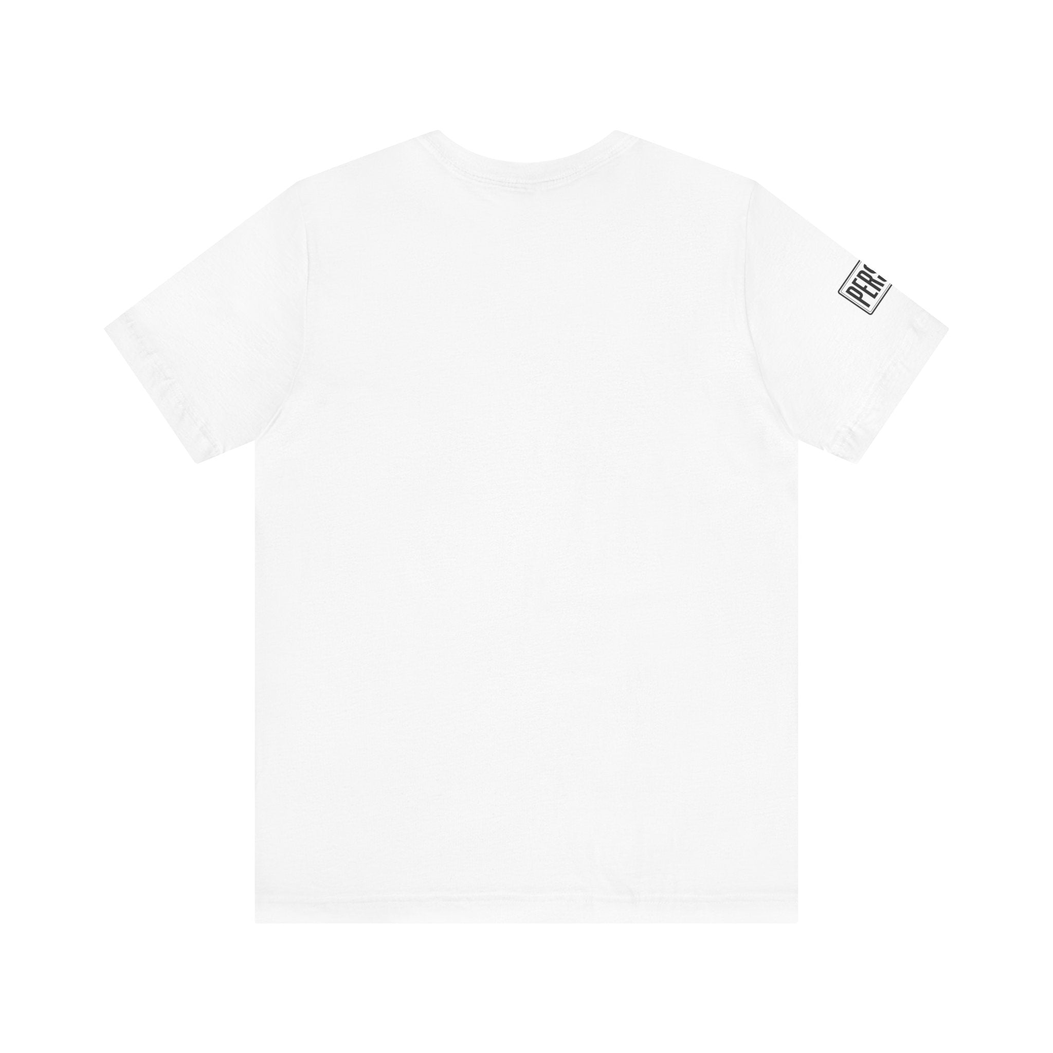 Persist Minimalist T-Shirt — Motivational Chest & Sleeve Graphic Tee
