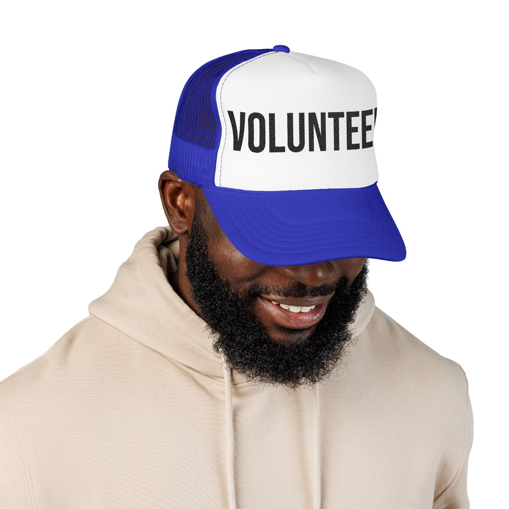 Embroidered Volunteer Foam Trucker Hat