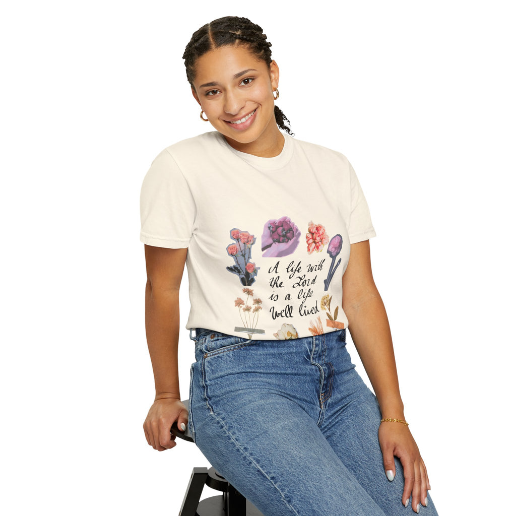 Christian Floral T-Shirt — Faith-Inspired Floral Tee