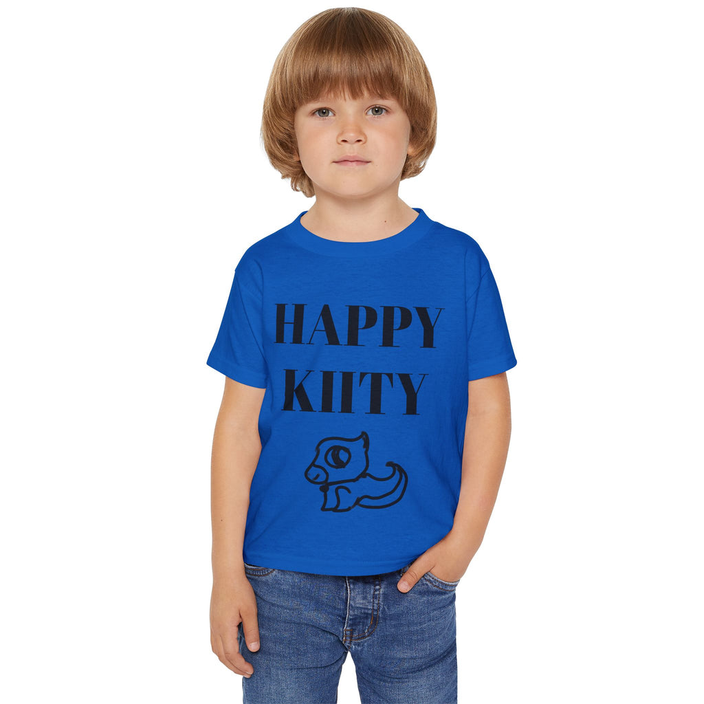 Kids' T-Shirt — Hand-Drawn Cat Art by 8-Year-Old