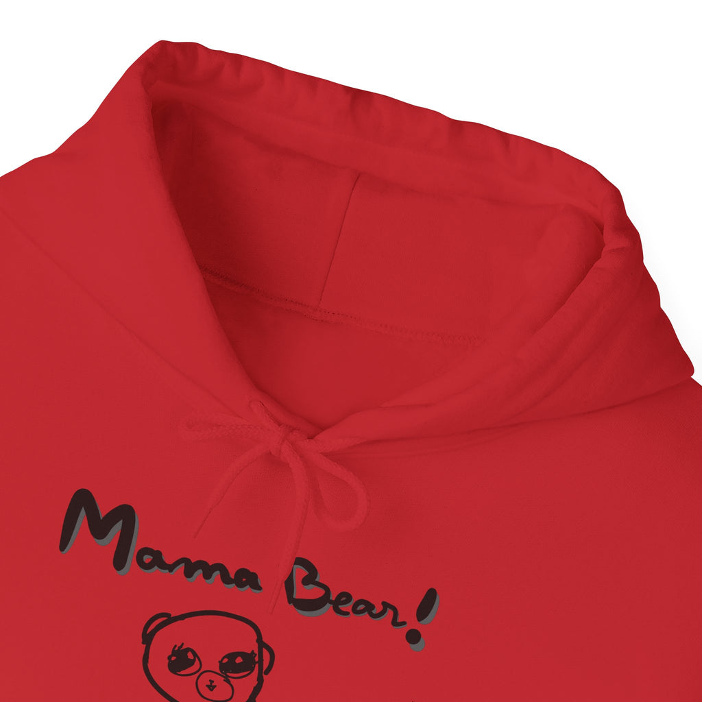 Hand-Drawn Kid Artwork Mom & Child Hoodie — Handmade Love Illustration