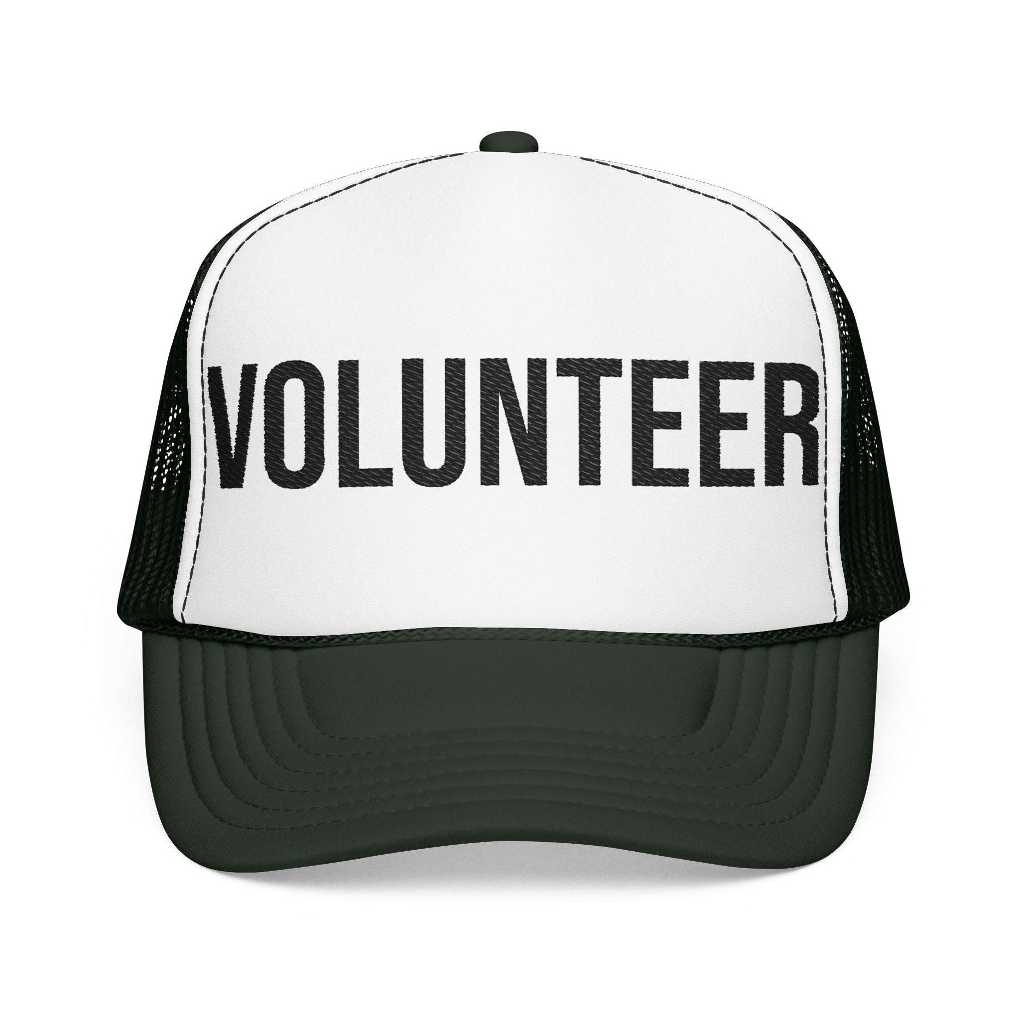 Embroidered Volunteer Foam Trucker Hat
