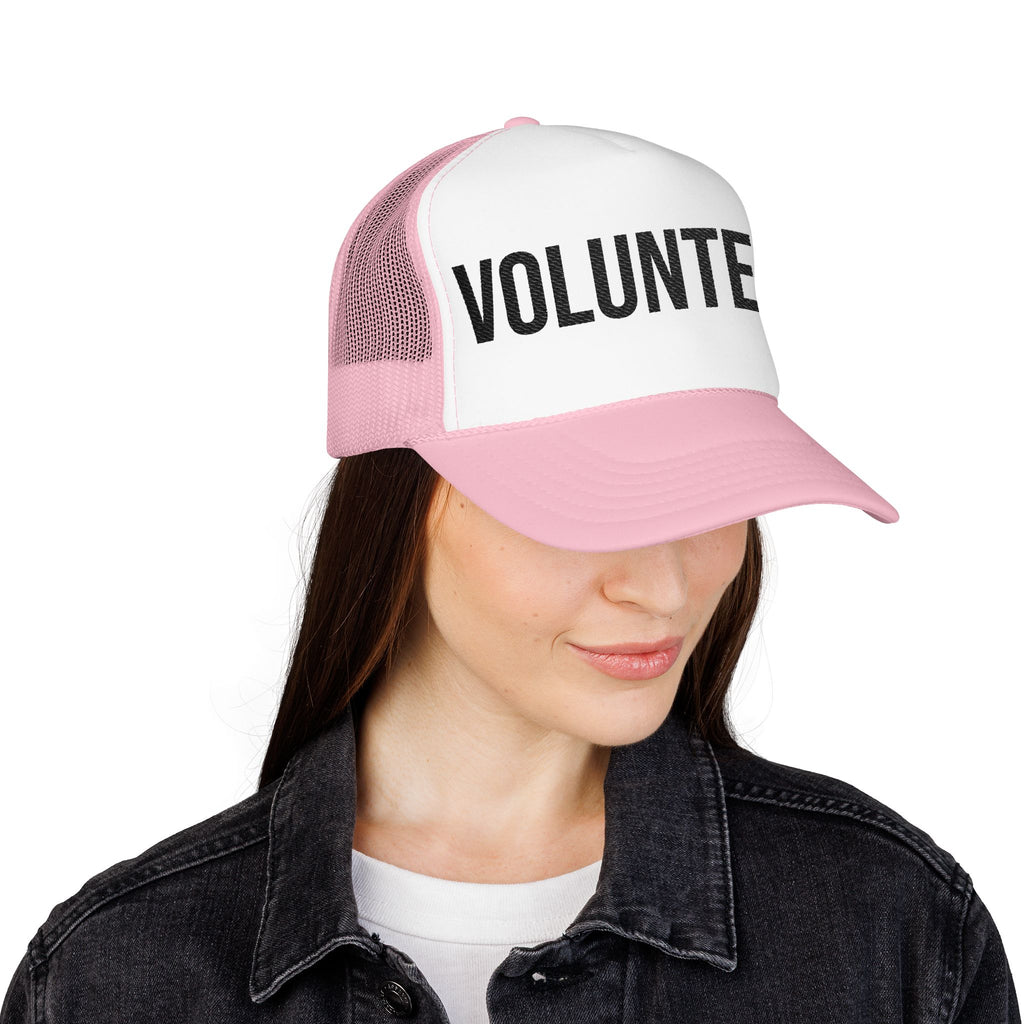 Embroidered Volunteer Foam Trucker Hat