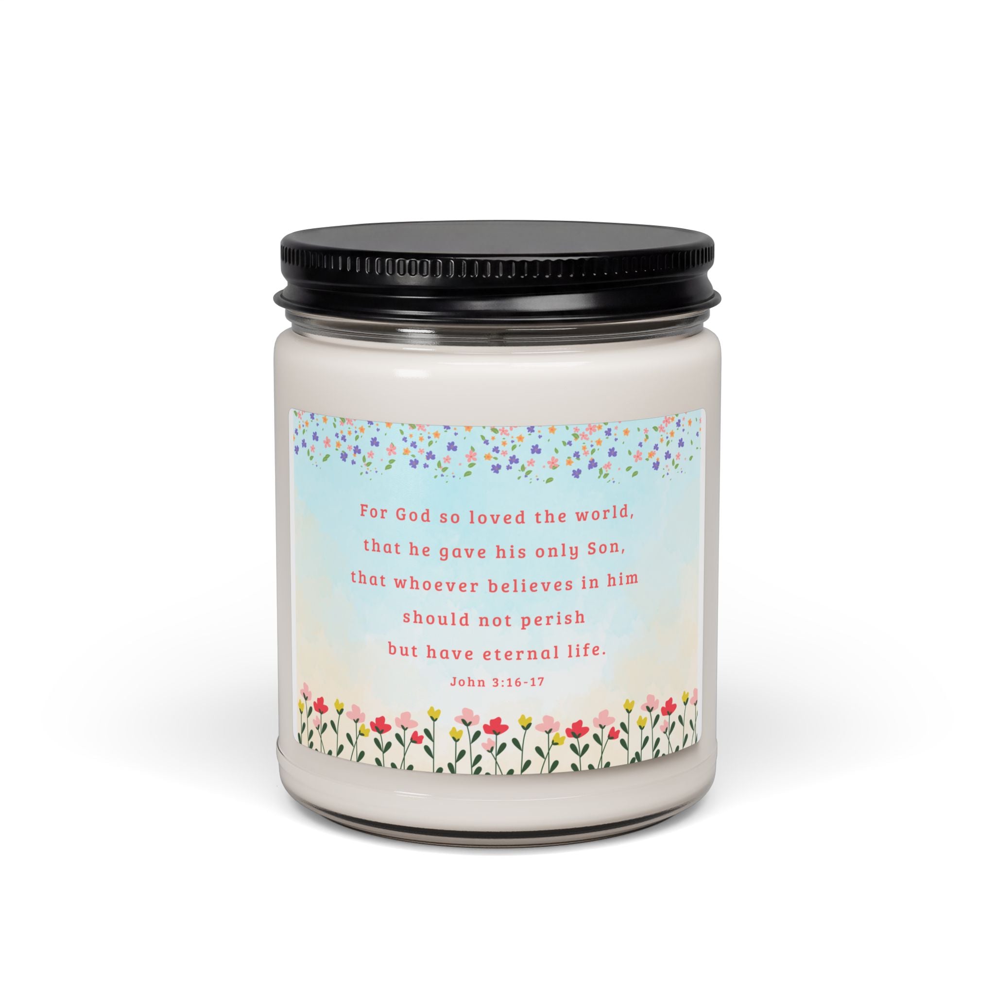 Easter John 3:16 Scented Soy Candle — 9oz