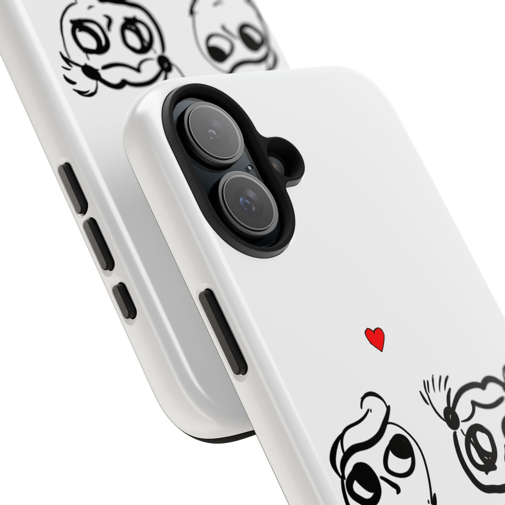 Cute Romantic Hand-Drawn Phone Case — 'Tough Phone Cases'