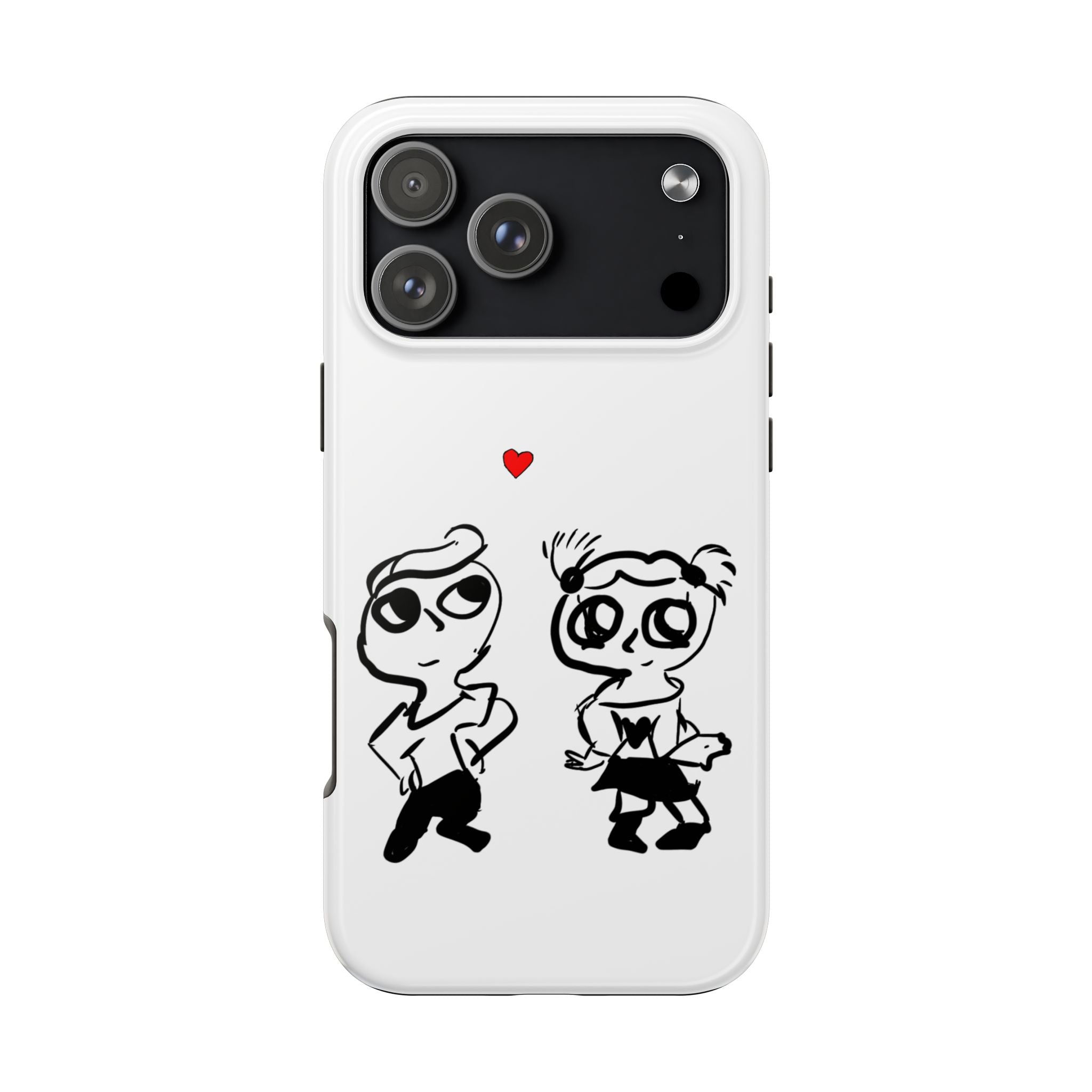Cute Romantic Hand-Drawn Phone Case — 'Tough Phone Cases'