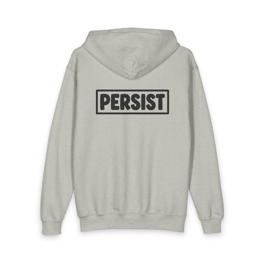 Persist Hoodie — Inspirational Youth Zipped Hoodie